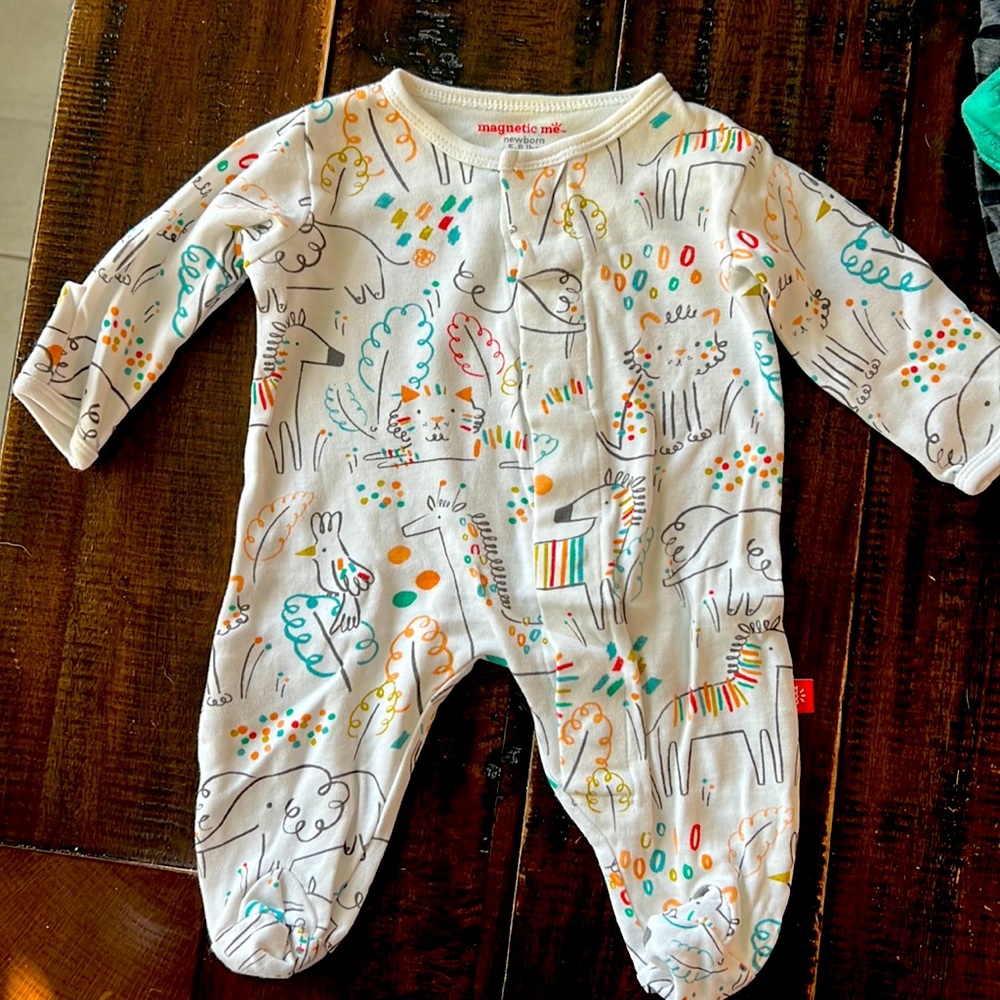 Magnetic me newborn onesie